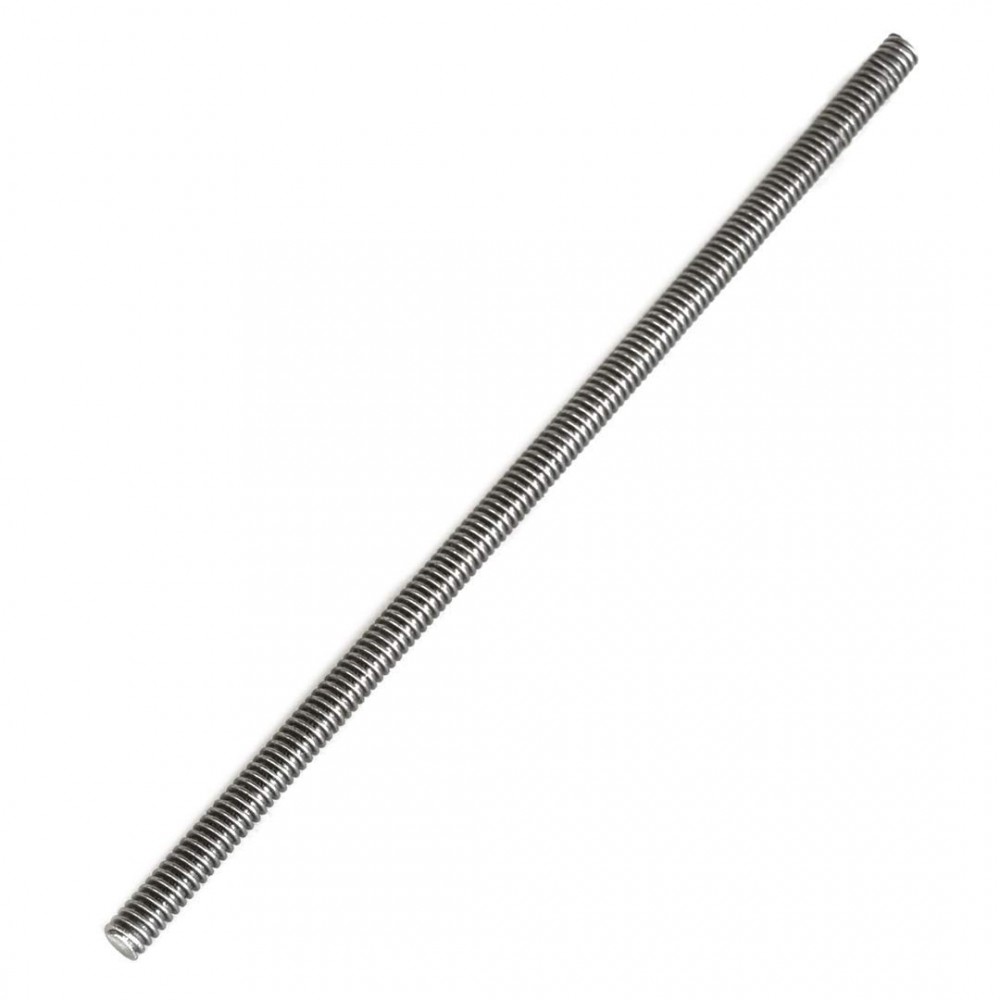 2pcs SS304 Rustproof Stainless Steel Threaded Rod M8 8mm OD 400mm (0.4 ...